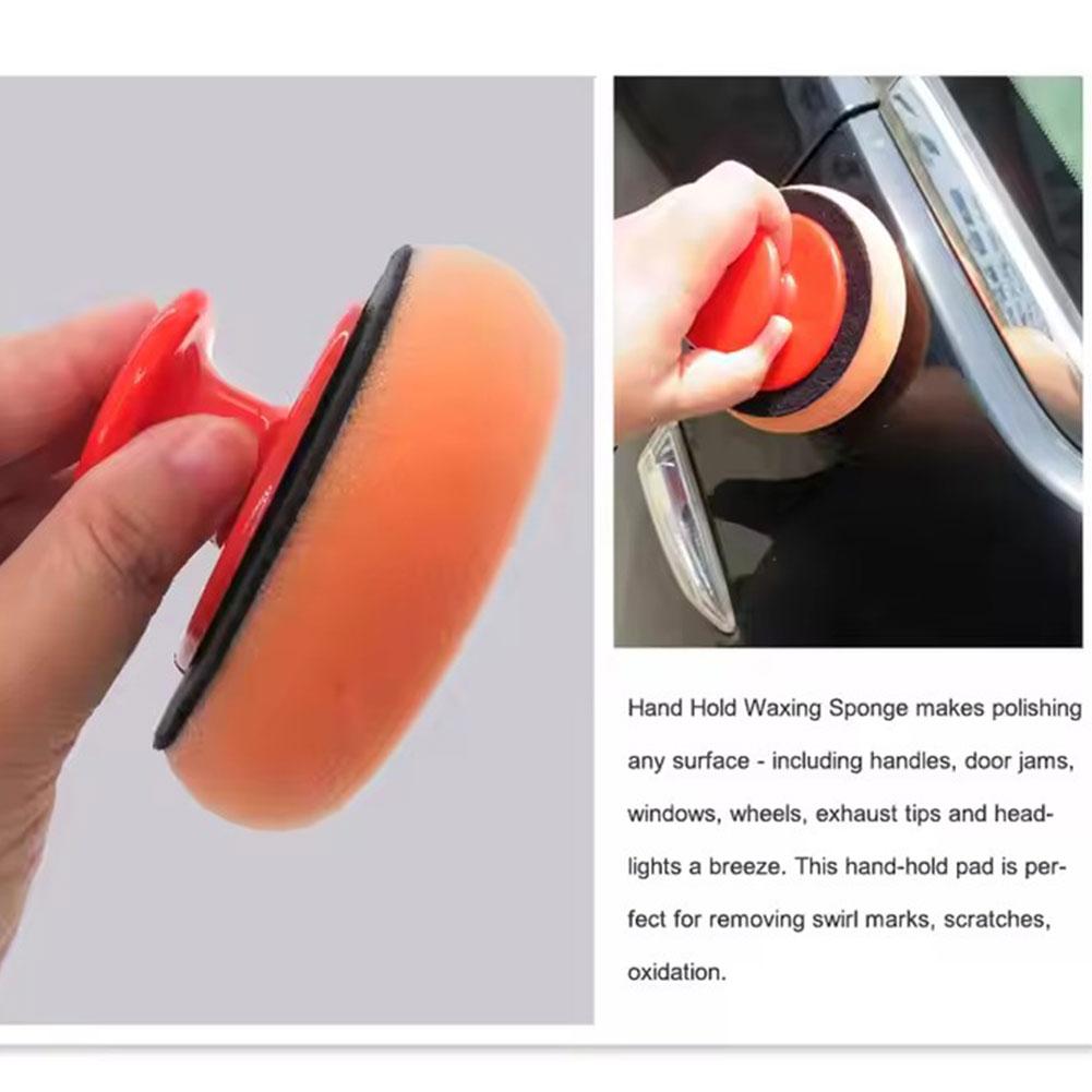 Car Waxing Polishing Tool Car Wash Sponge Car Beauty Care Products Waxing Sponge Suit Car Cleaning Accessories for Car P8M4
