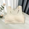 Girls Wireless Sports Training Bra for Students, Developmental Tank Top Kids Tube Top