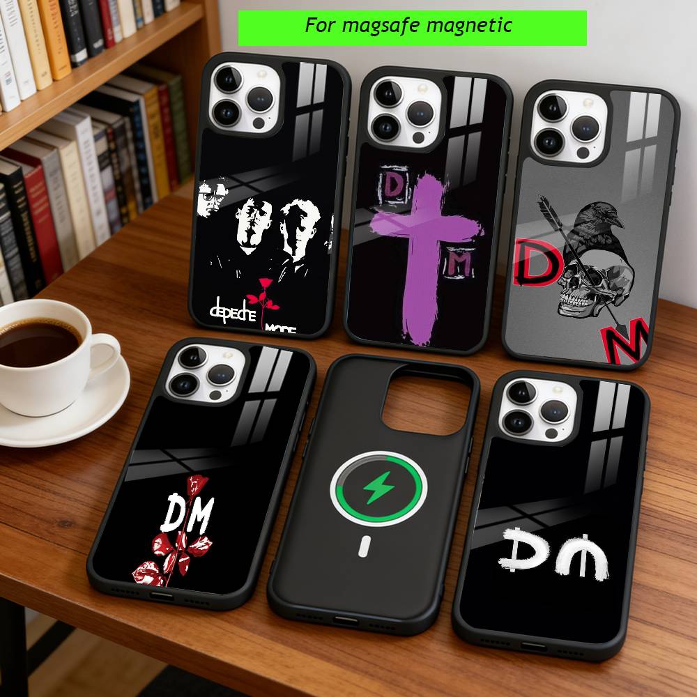 Band D-Depeches M-Modes Phone Case For iPhone17,16,15,14,13,12,11 Plus,Pro Magnetic For Magsafe Wireless Charging