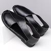 Fashion Stylish Holiday Men Summer Sandals Outdoor Leisure Beach Shoes Comfortable Casual Roma Shoes Simple Leather Man Sandaly Slippers