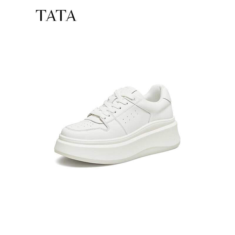 TATA White Whale Women s Platform Casual Sneakers 38