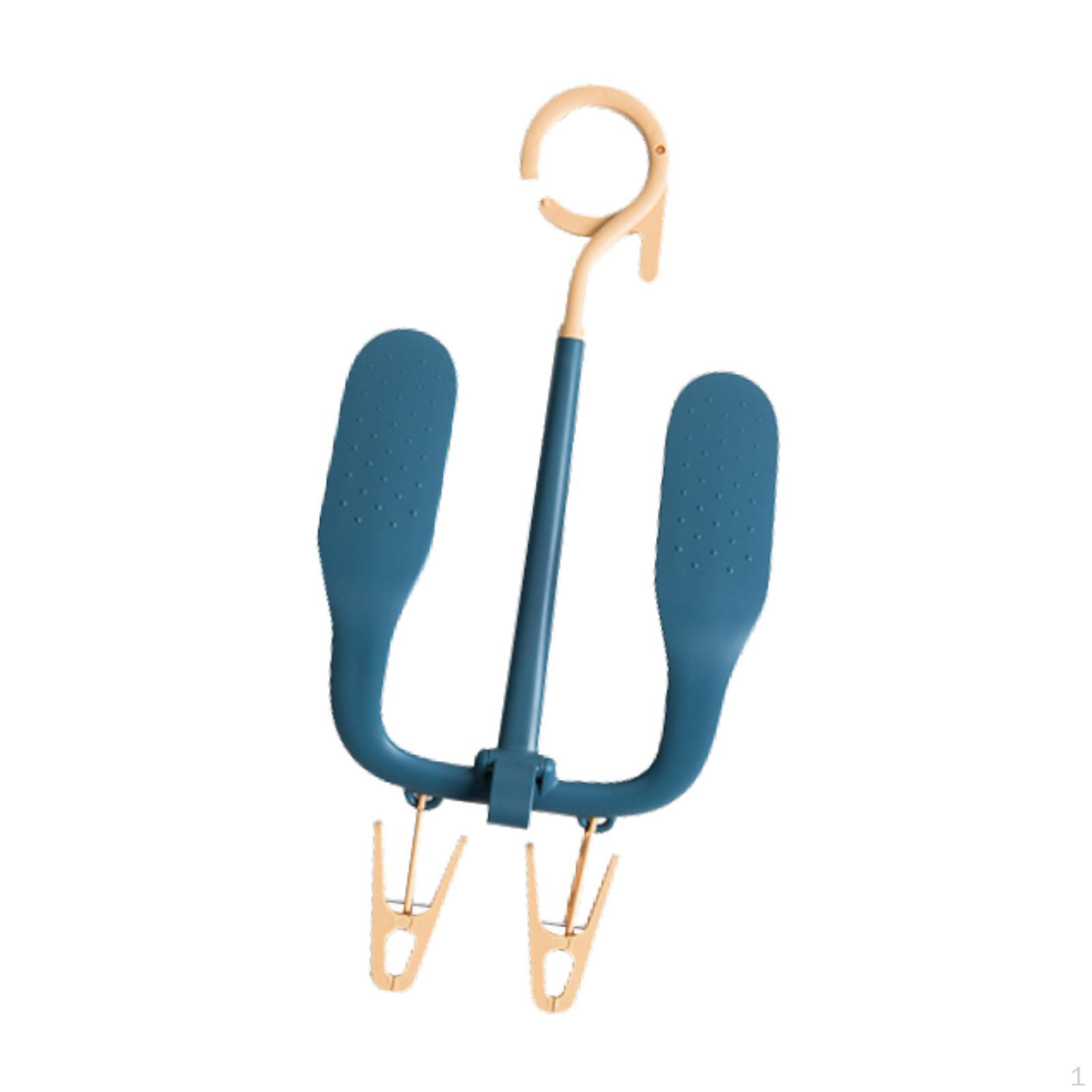 

Сушилка для обуви Вешалка для обуви Вращающийся на 360° Органайзер для спальни, дома, ванной комнаты Dark Blue