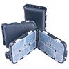 Double Layer Fishing Tackle Box Organizer, Lure Storage Case with Compartments for Spinners Micro Jigs Hooks