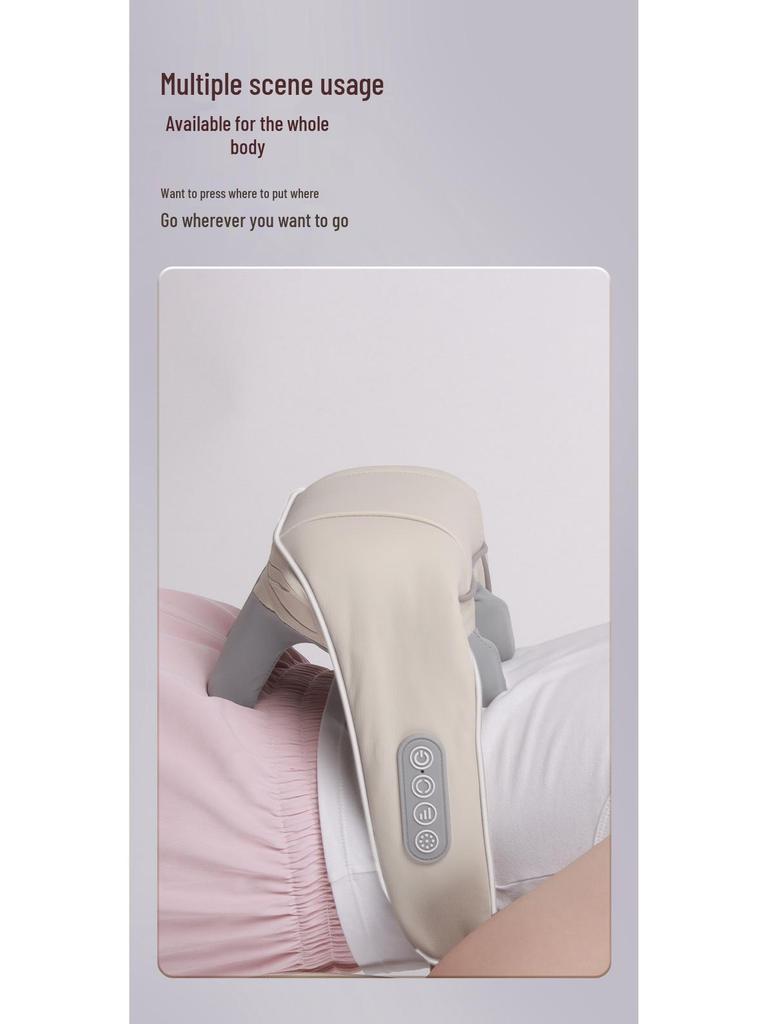 Trapezius Muscle & Cervical Spine Massager: Neck, Shoulder, and Waist Heat Massage Shawl