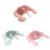 Cartoon Crab Plush Hand Towels With Absorbent Polyester Material For Kids And Home Use