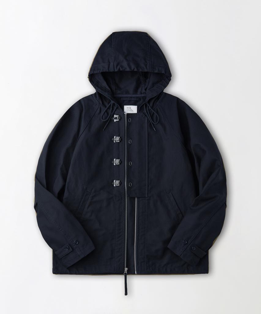 OUTSTANDING Jungle Cloth Deck Hood Jacket_Navy