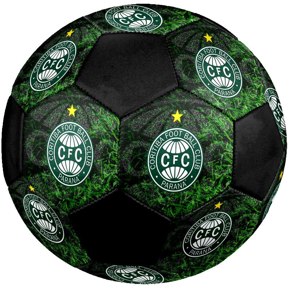 Coritiba FC Soccer Ball, colorful, suitable for all ages, machine-stitched, PVC material, competition grade, durable and high bounce