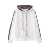 Leopardenmuster Reißverschluss Hoodie & Lange Hosen Set für Damen - Neuer Herbst/Winter Stil