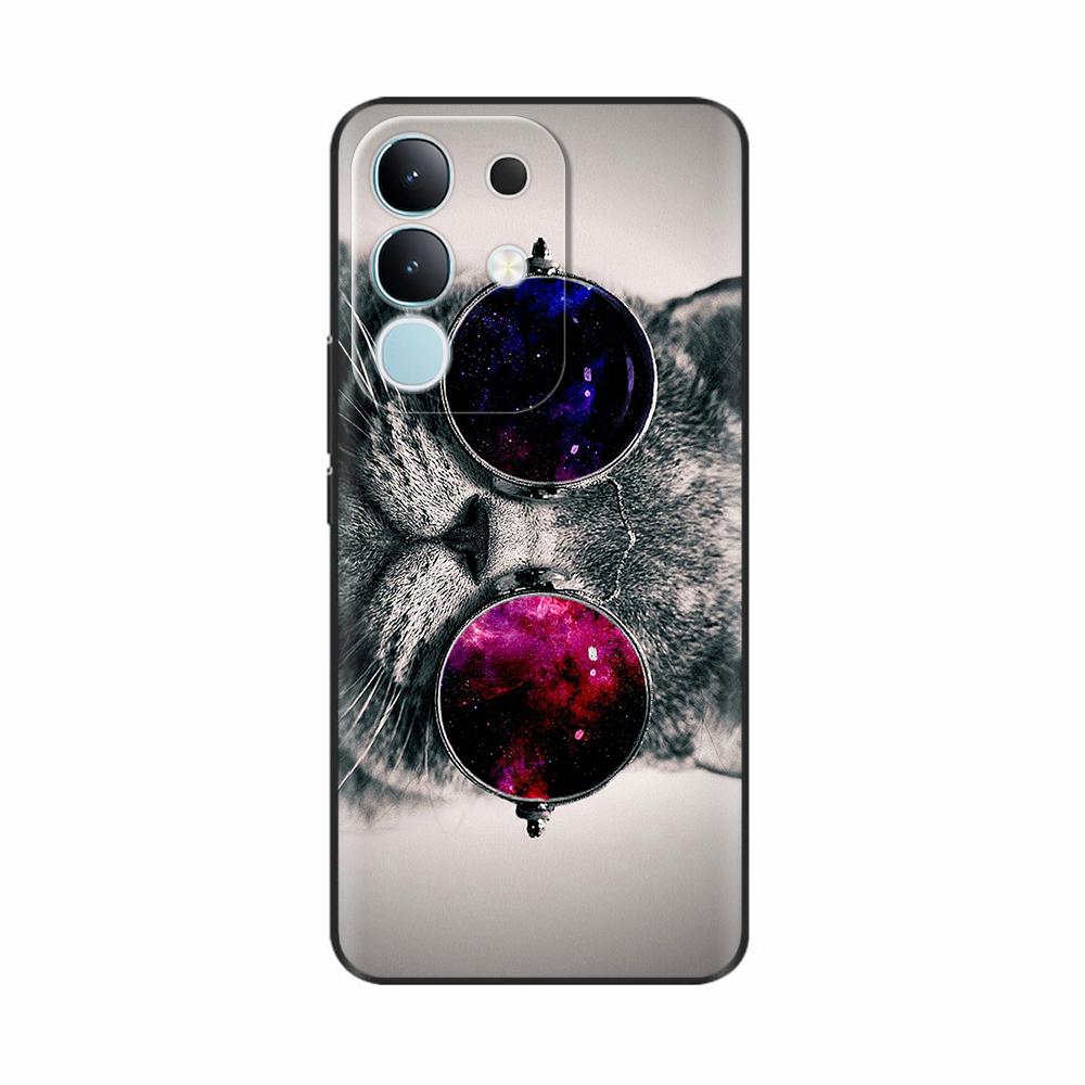 For Vivo Y29 4G Case Cover 2025 Lovely Flowers Soft Silicone Capa Phone Cases For Vivo Y29 4G Case Cartoon Shockproof Bags Coque