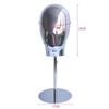 Height 45-58cm Wig Holder Mannequin Head Model Versatile Tabletop Stable Metal Base for Business Personal Use Hairpieces Caps