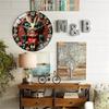 30cm Round Glass Wall Clock That You Won't Notice Until You Need It, Then It's There