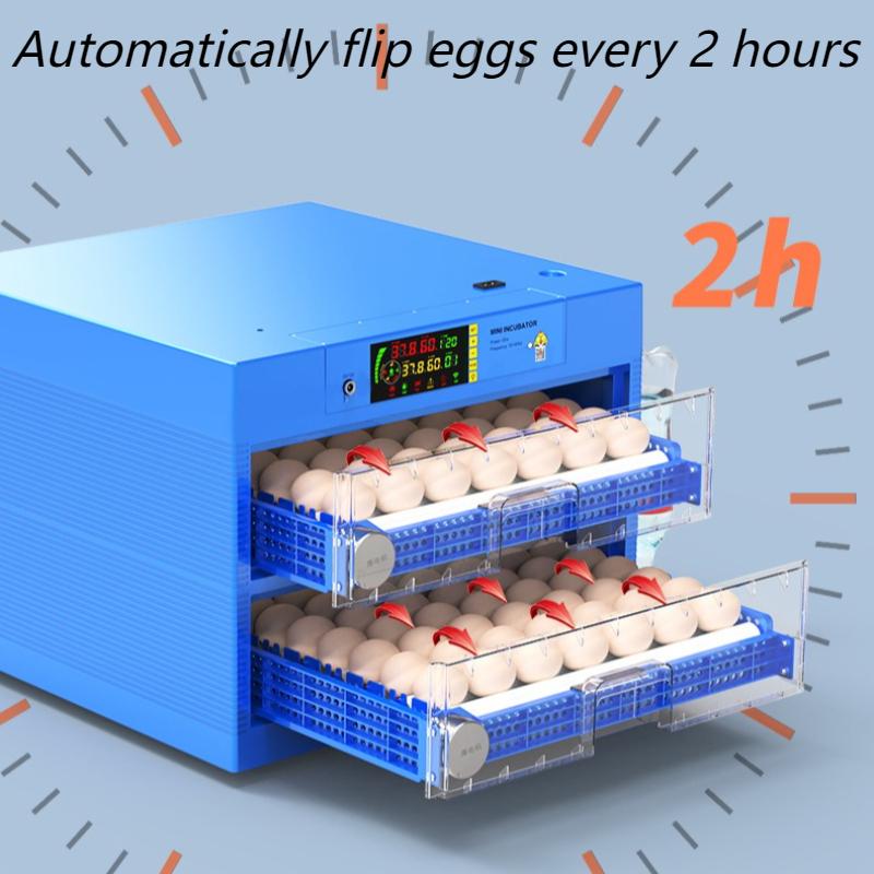 Smart Incubator Automatic Household Pull-out Egg Incubator Temperature Control Chicken Duck Goose Brooder Eggs Hatcher Machine