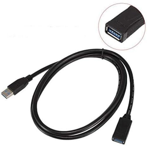 USB 3.0 Extension Cable USB Extension High Speed Data Transfer 5Gbps A Male To A Female USB Cable Extension Cord Gold Plated Connector Compatible with