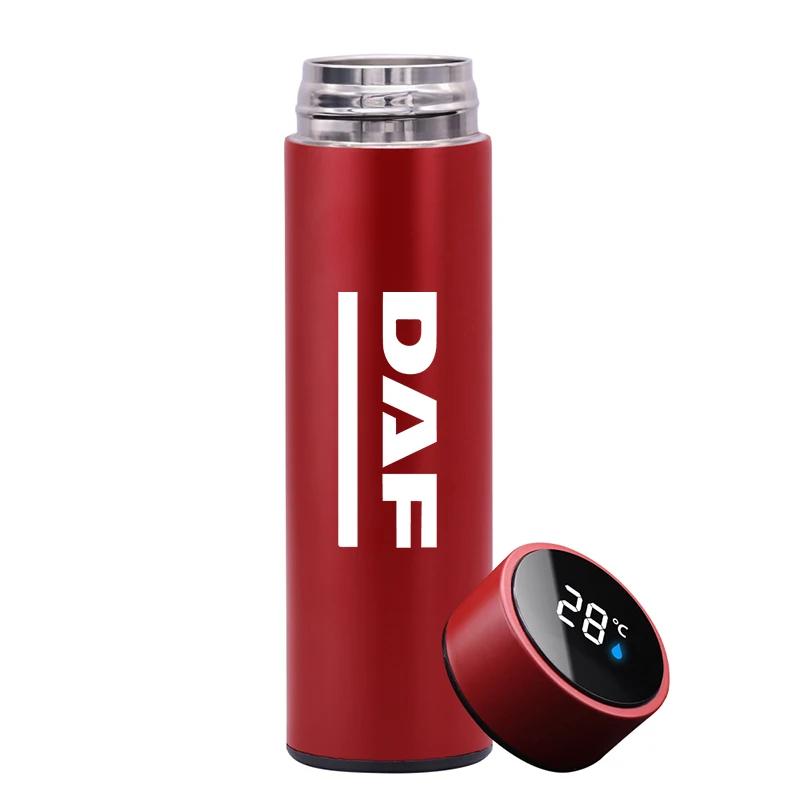 Suitable for DAF cf lf van XF 95 105 500ML portable car smart fashion thermos with temperature display thermos car accessories