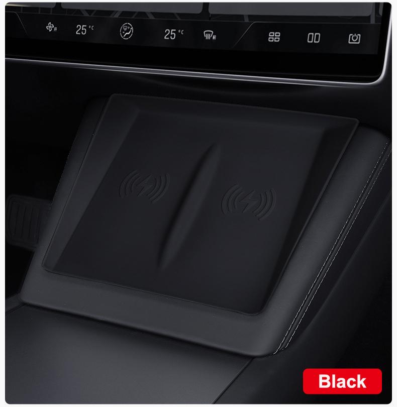 For Tesla Model Y Juniper 2025 Center Console Wireless Charging Pad Mat Screen Rearview Mirror Protector Frame Model 3 Highland
