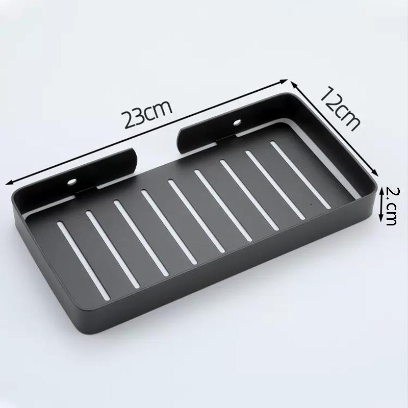 Seifenhalter Wandmontiert Einlagig Edelstahl Golden Organizer Regale Für Badezimmer Doppelbox Seifenhalter Regal