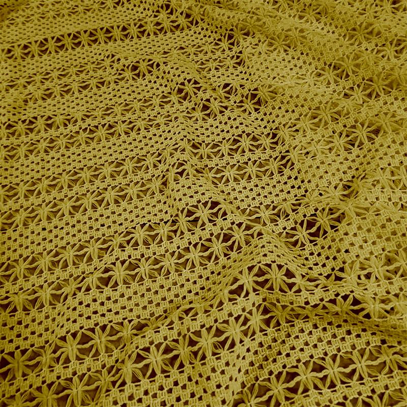 1 Yards Polyester Cotton Blend Openwork Crochet Knit Fabric For Sewing Women Cardigans Tablecloth Upholstery Crafts Material