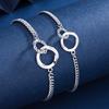 [Mobius Ring Couple Bracelet Simple Versatile Stylish Fashion Accessory Long Distance Relationship Memorial Gift]