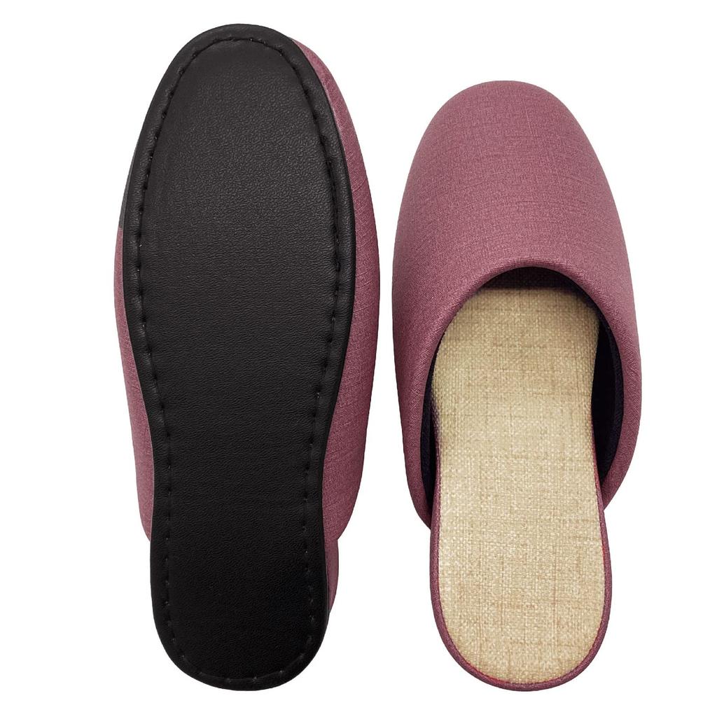 Senko Starburst Wine Size S.D.S. Slippers, Red, M, Approx. 23.5cm - 24.5cm