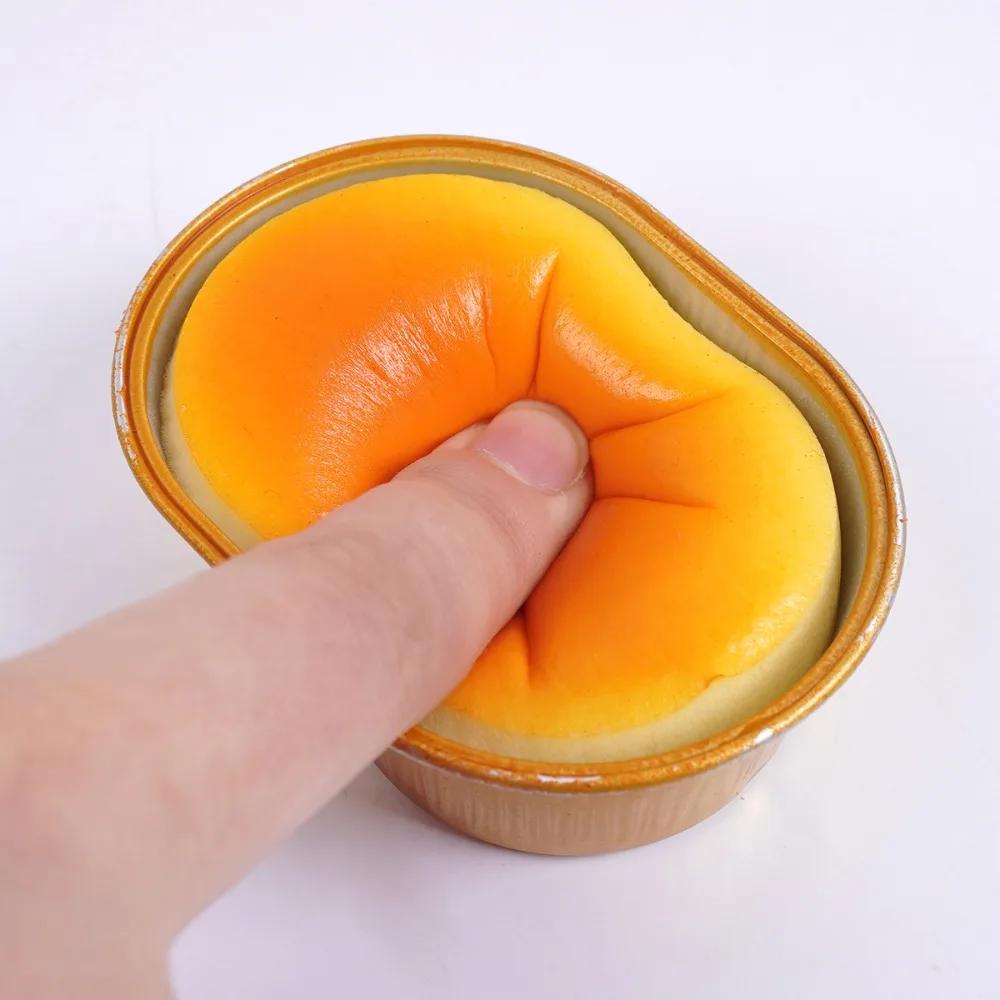 

Kids Childrens Squishy Simulated Cheese Bread Squeeze Toy Stress Relief Slow Rising Sensory Fidget for Anxiety ADHD Autism Gift Present for Adult
