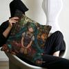 Classic Game Pillow Case Sofa Living Room Bedroom Headboard Backrest Cushion Square Cushion H-Hatsune Girl M-Miku Nap Time