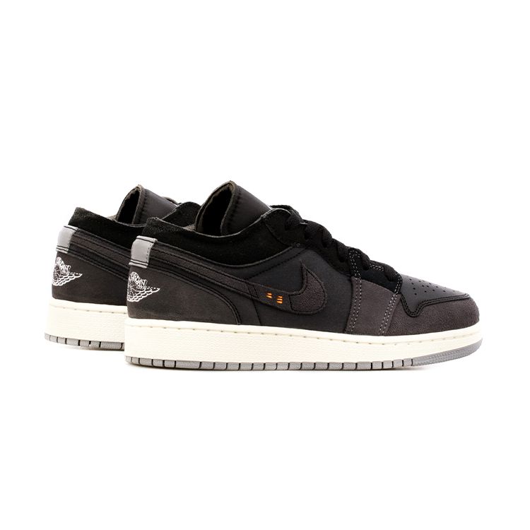 Air Jordan 1 Low SE Craft GS Inside Out - Black Kids Sneakers Light-Graphite Sail Cement-Grey DV0478-001