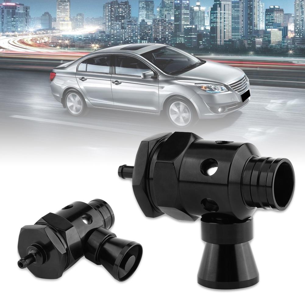 Black Universal 25mm Car Turbo BOV Dump Blow Off Valve Whistler Adjustable Sound Simulator Kit