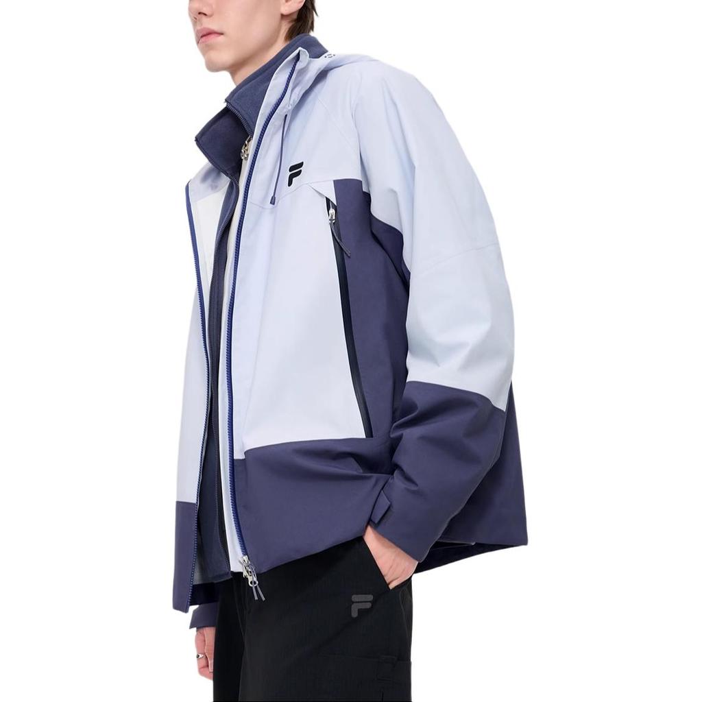 Fila Fusion Versatile Zip Long Sleeve Jacket Unisex Jackets Light-Blue T11U433701FLB