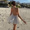 2026 European and American Summer New Comfortable Casual Elegant Temperament Wind Pure Desire Irregular Ruffle Edge Dress
