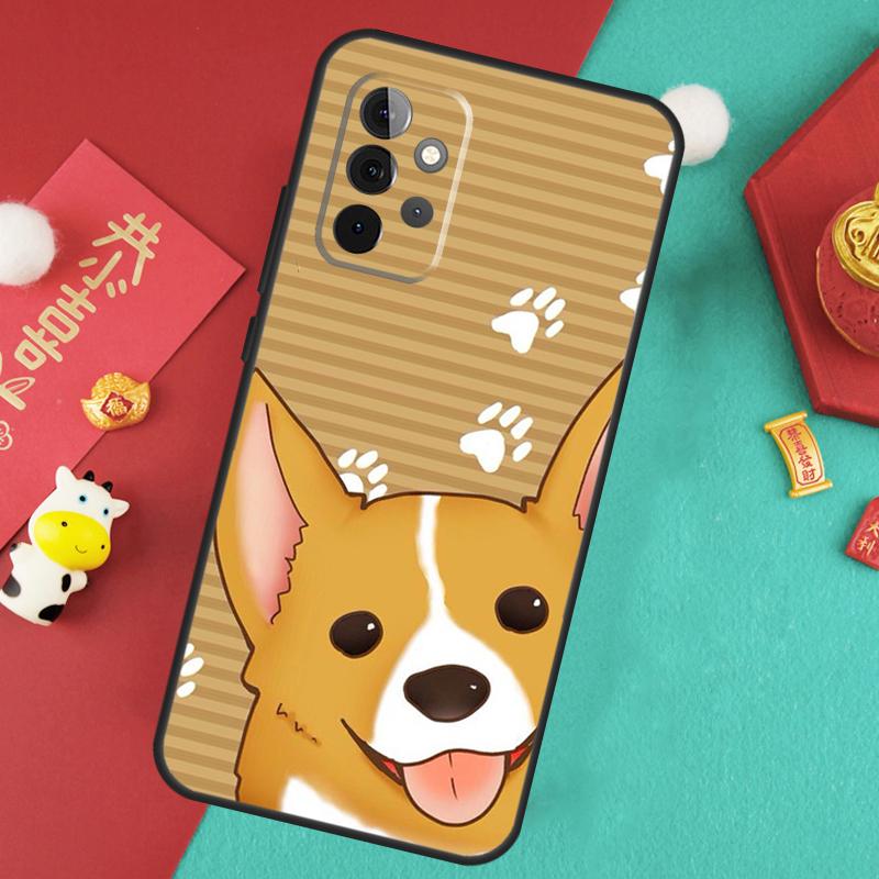 Beagle Dog Cute Cartoon Case For Samsung Galaxy A34 A54 A14 A15 A25 A35 A55 A53 A33 A13 A52 A32 A12 A51 A71 Cover