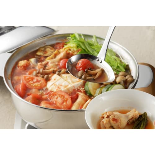 Yoshikawa Horizontal Mouth Ladle, 70ml, with Measuring Sticks, Tsubame-Sanjo, Made In Japan, YH6691