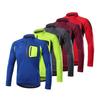 Mens Cycling Jersey Long Sleeve Quick Dry Breathable Mountain Bike Apparel Color Block Design 6032