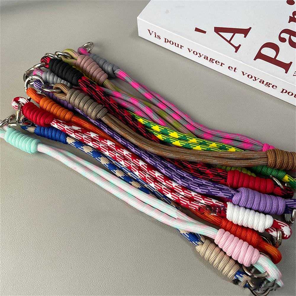 Coloful Can Be Carried Twist Rope Lanyard Hanging Decoration Phone Anti-loss Pendant Fashion Strong Wrist Short Straps Band