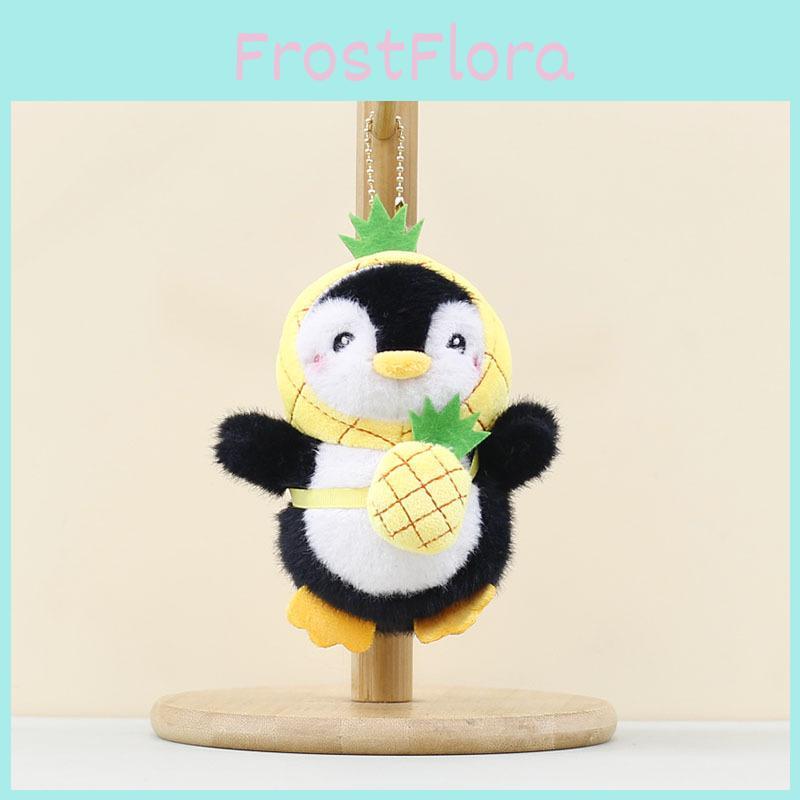 Cute Animal Penguin Plush Toy Keychain With Pp Cotton Filling For Gift Idea