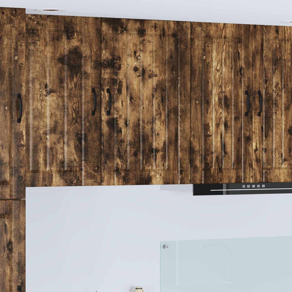 Wall Cabinet LUCCA Smoked Oak 50 x 31 x 80 cm