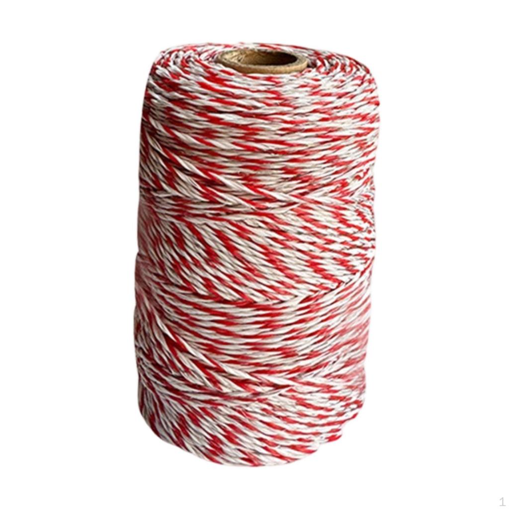 Conductive Fence Line for Temporary Grazing Lightweight Reliable Conductivity Flexible 2mm Thick