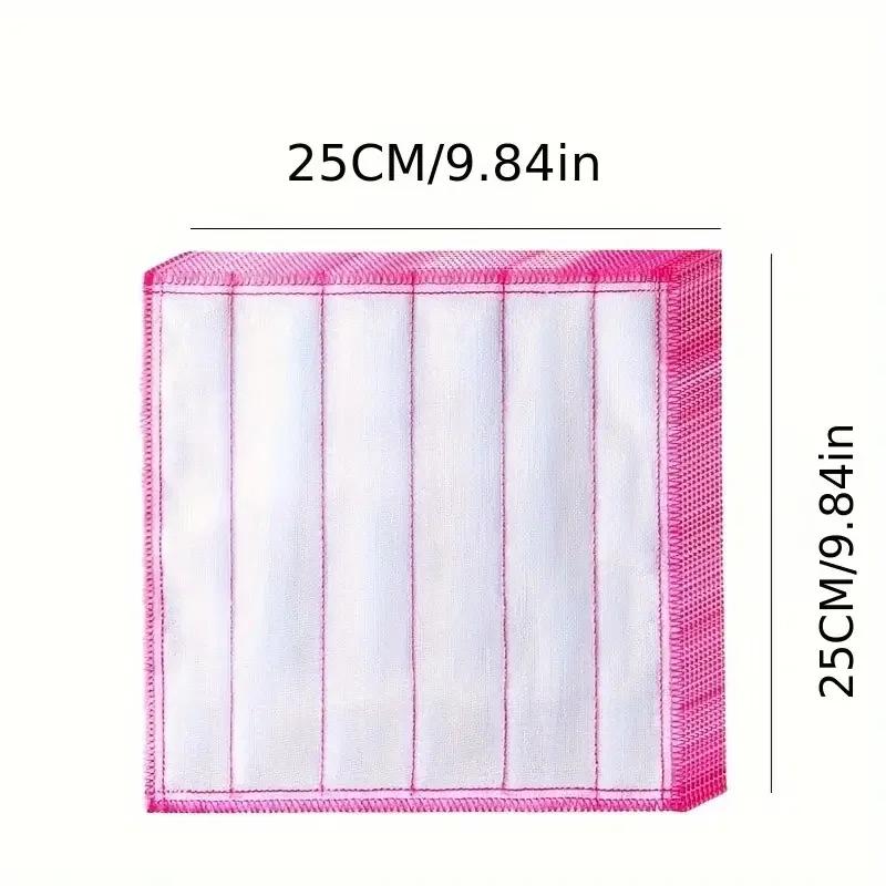 

1/30pcs Cotton Dishcloth Super Absorbent Kitchen Towels Non-stick Oil Reusable Household Cleaning Scouring Pads Cloth Dish Rags 1PC