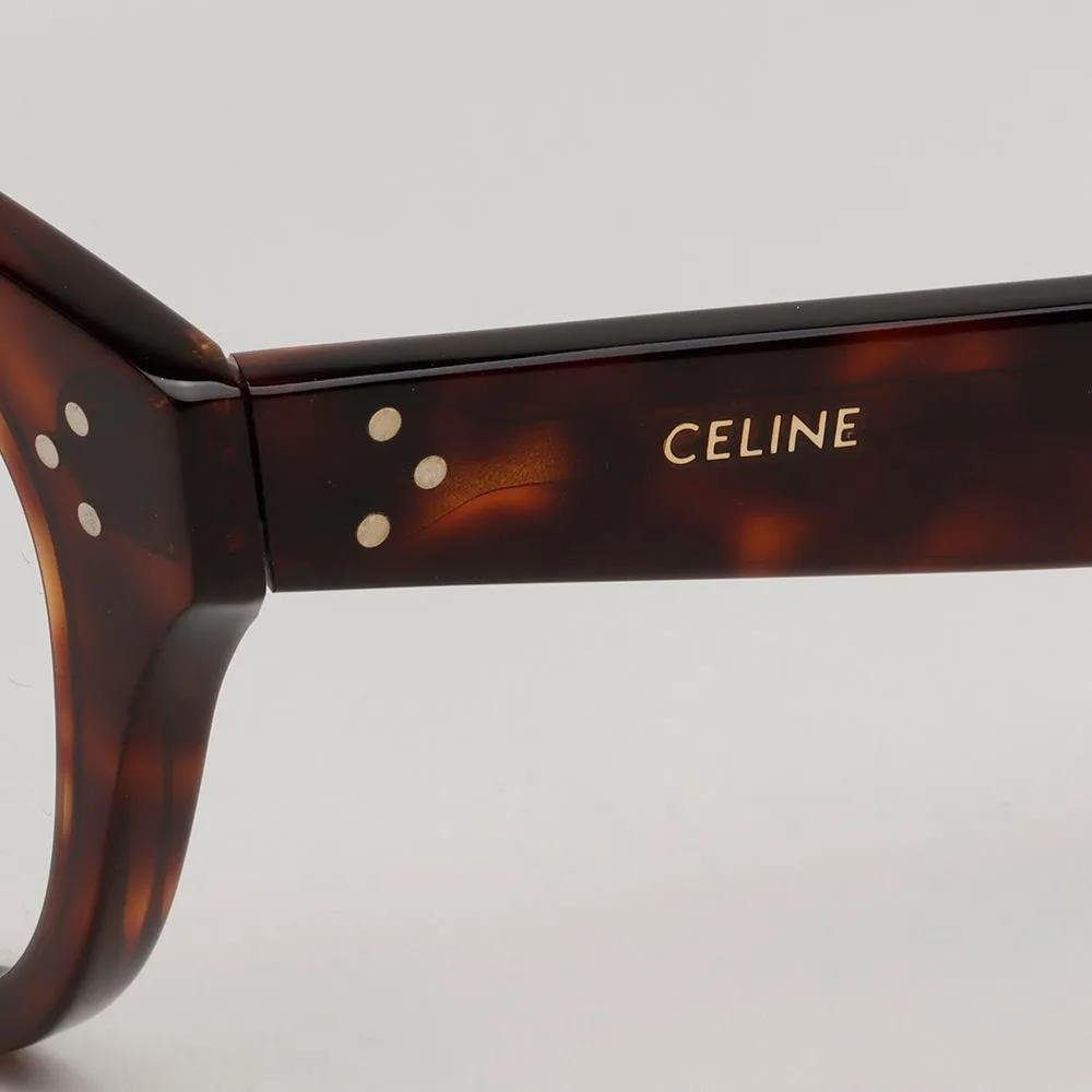 Celine Eyeglass Frames CL50025J 054 Horn-rimmed Leopard Print