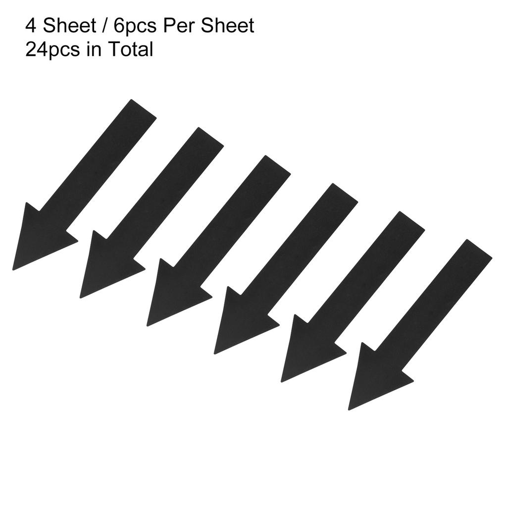 4/6/10Sheet Arrow Sticker Directional Sign PVC Self-Adhesive Label Stickers Removable Floor Decal for Floor Wall Marking 6Colors