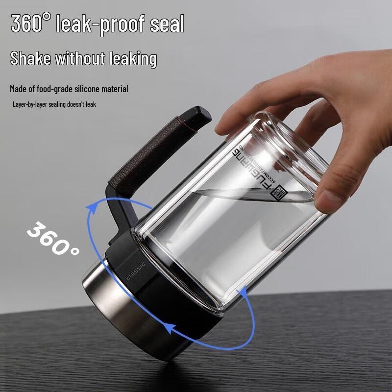 Fuguang G1811 Double-Layer Glass Office Mug