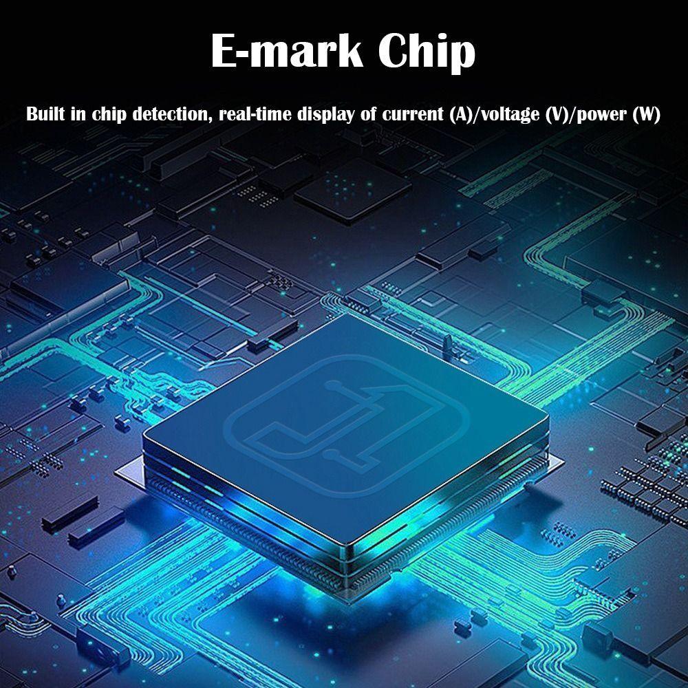 1PC Digital Display USB4 Type-C Converter 8K 60HZ OTG Adapter Power Meter Tester  Mobile Phone