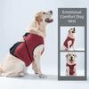 Soft Dog Anxiety Jacket Breathable Pet Anti-Frightening Vest Dog Soothing Clothes  Travel