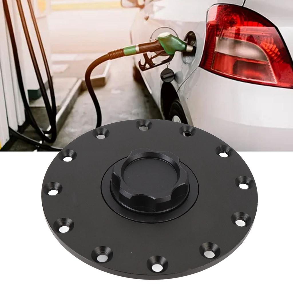 160mm Billet Aluminum   Fuel Cell Gas   With 12 Hole Cell Bung and Gasket for 12 Screw 5.343 In Screw Holes Fuel Cell