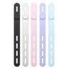 5Pcs Silicone Cable Ties Cord Organizer Management Silicone Wire Holder Straps Zip Clips Reusable Charging Cable Wire Wraps