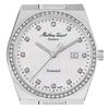 Mathey-Tissot Zeus Diamond Accents Edelstahl weißes Zifferblatt Quarz D118SAI Damenuhr