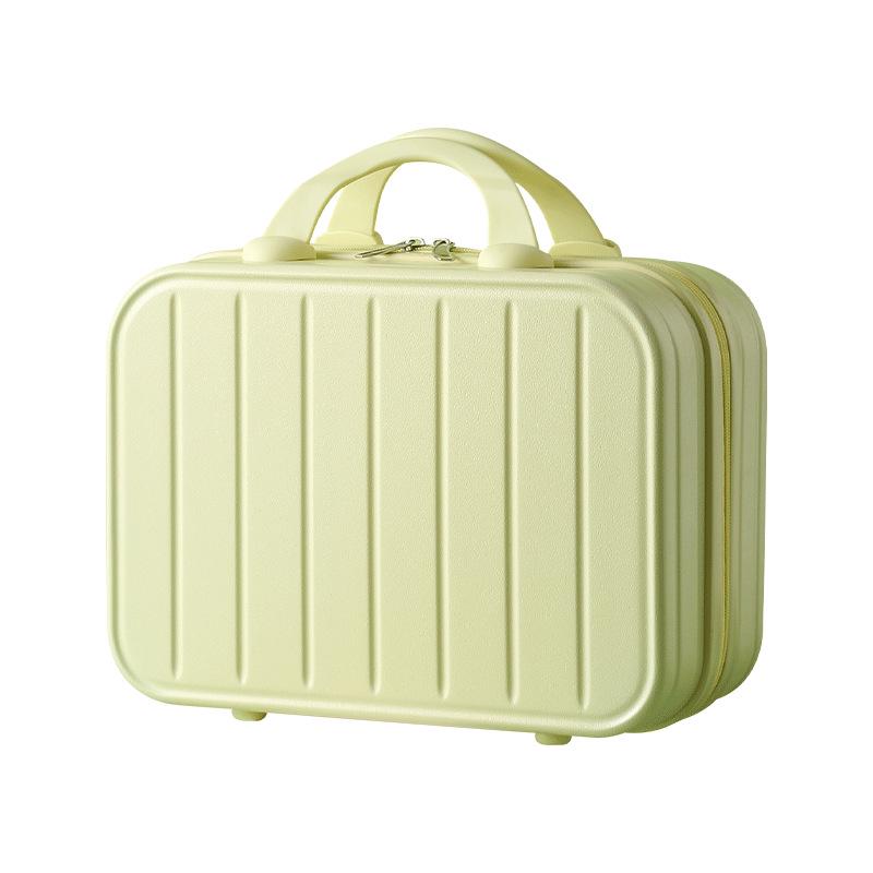 14-Inch Women's Portable Makeup and Toiletries Storage Box with Suitcase Hook