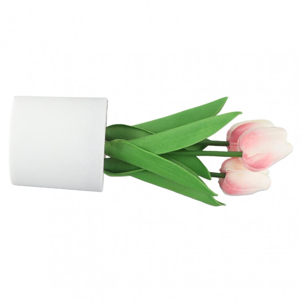 Artificial Flowers Party Decor Plastics Tulip Potted