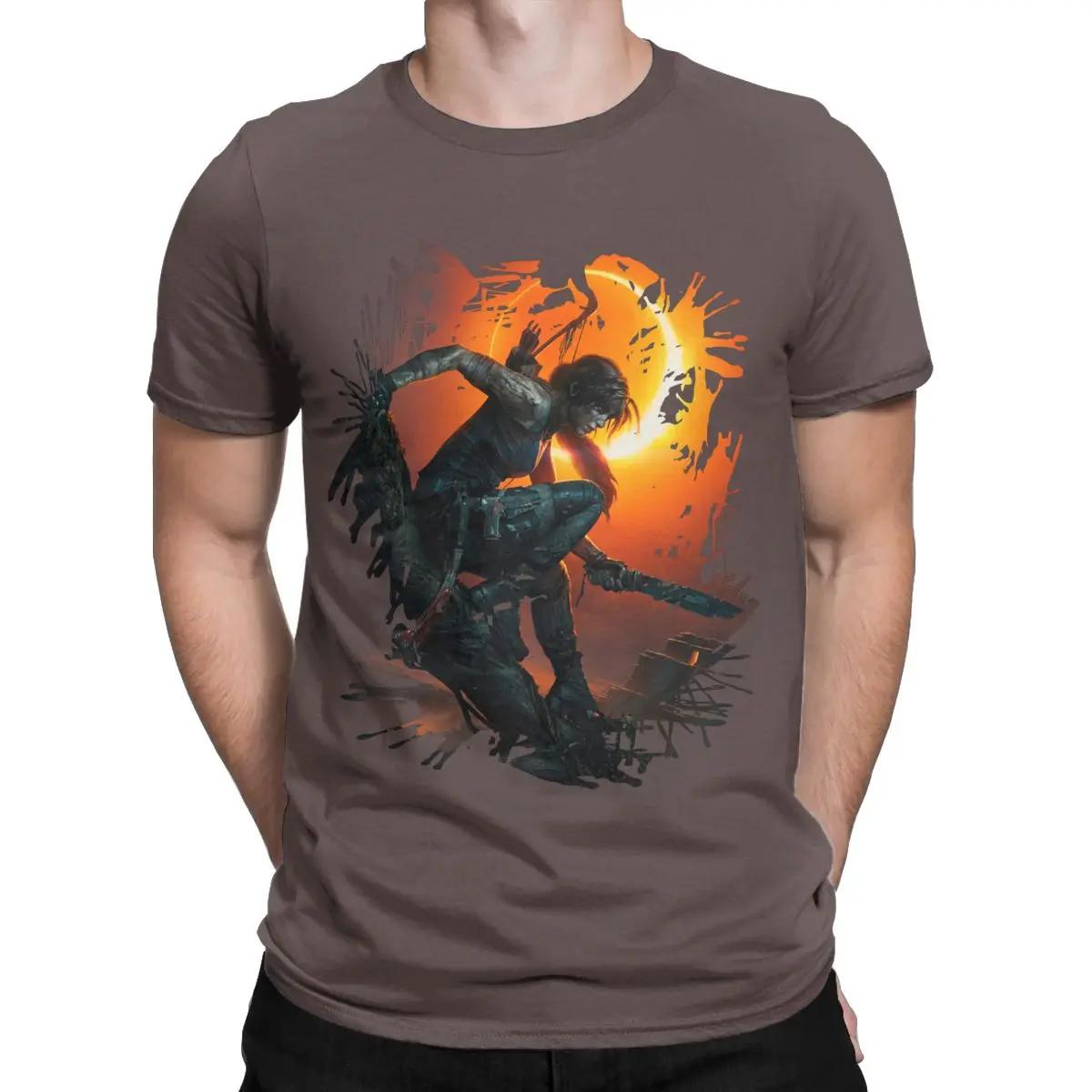 

T Shirt Round Neck Clothes Lara Croft Tomb Raider explorer 90s PC gaming temple relic Vintage Novelty 100% Cotton Short Sleeve M