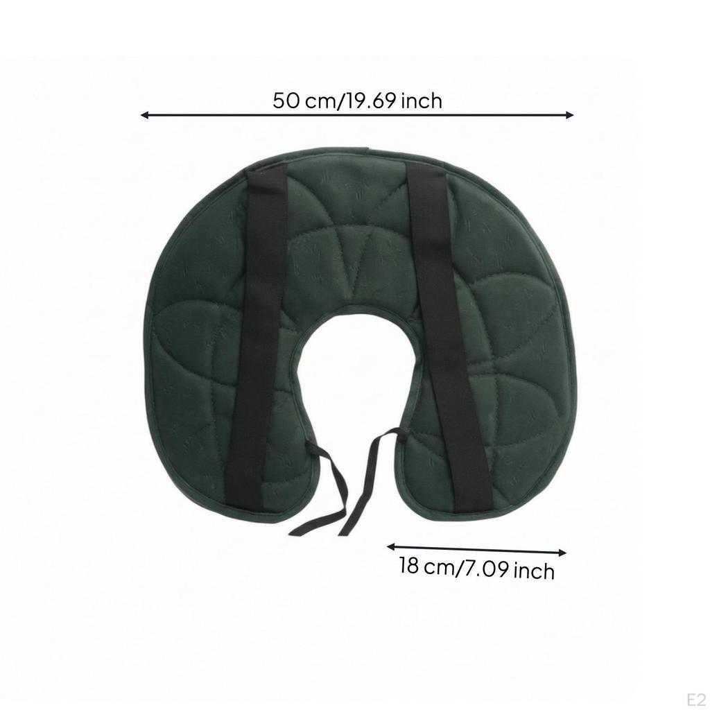 Padded Shoulder Pad with Neck Guard | Thick Quilted Construction, Guard, for Work
