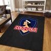 CSD Colo‑Colo Flannel Pattern Square Carpet,Area Rug,Carpet Rug for Living Room Bedroom Sofa Playroom Decor,Non-slip Floor Mat